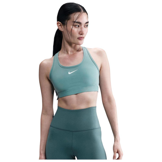 Nike Γυναικείο μπουστάκι Swoosh Medium-Support Padded Sports Bra